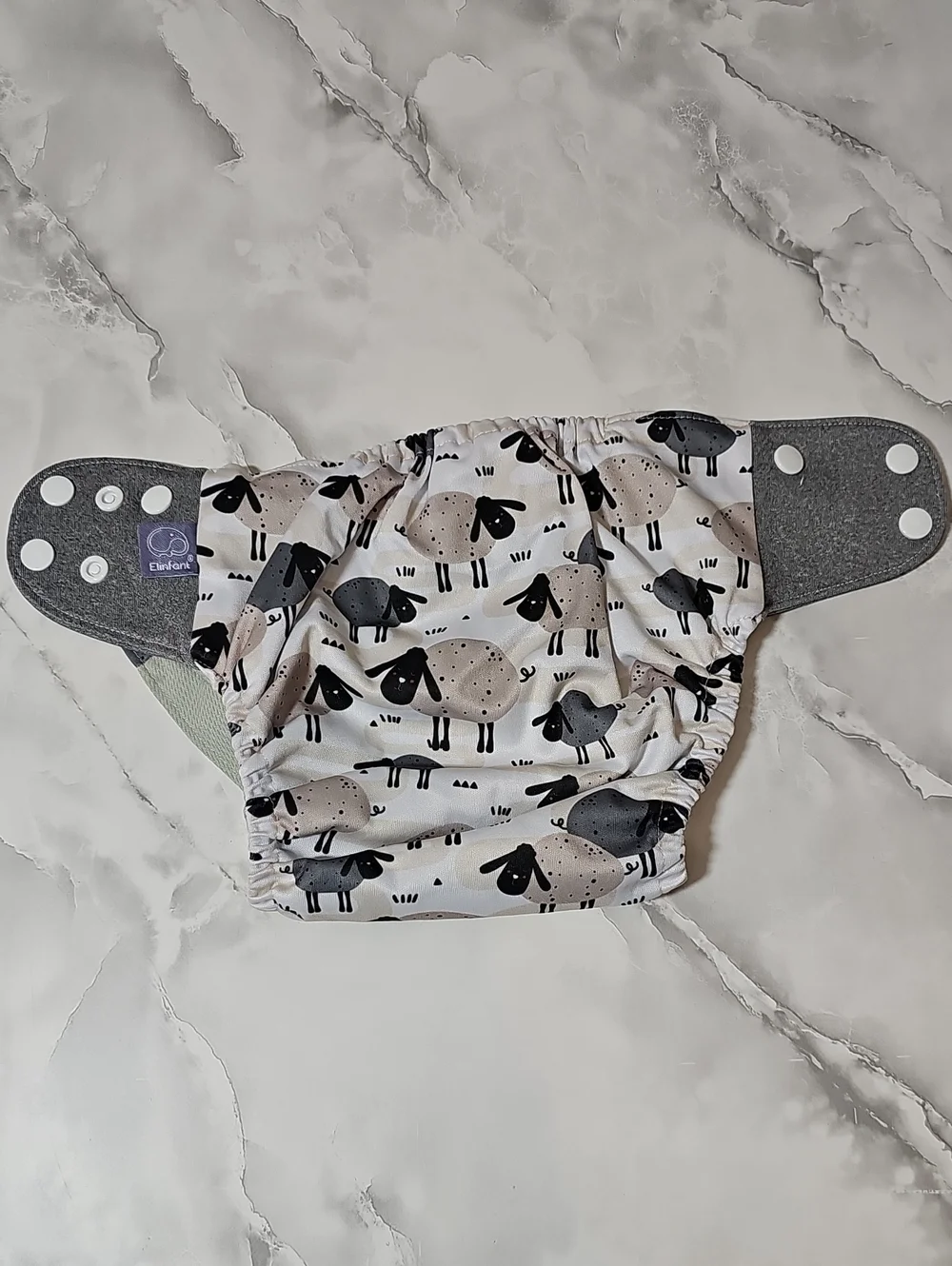 Reusable Pocket Cloth Diaper Adjustable Snaps